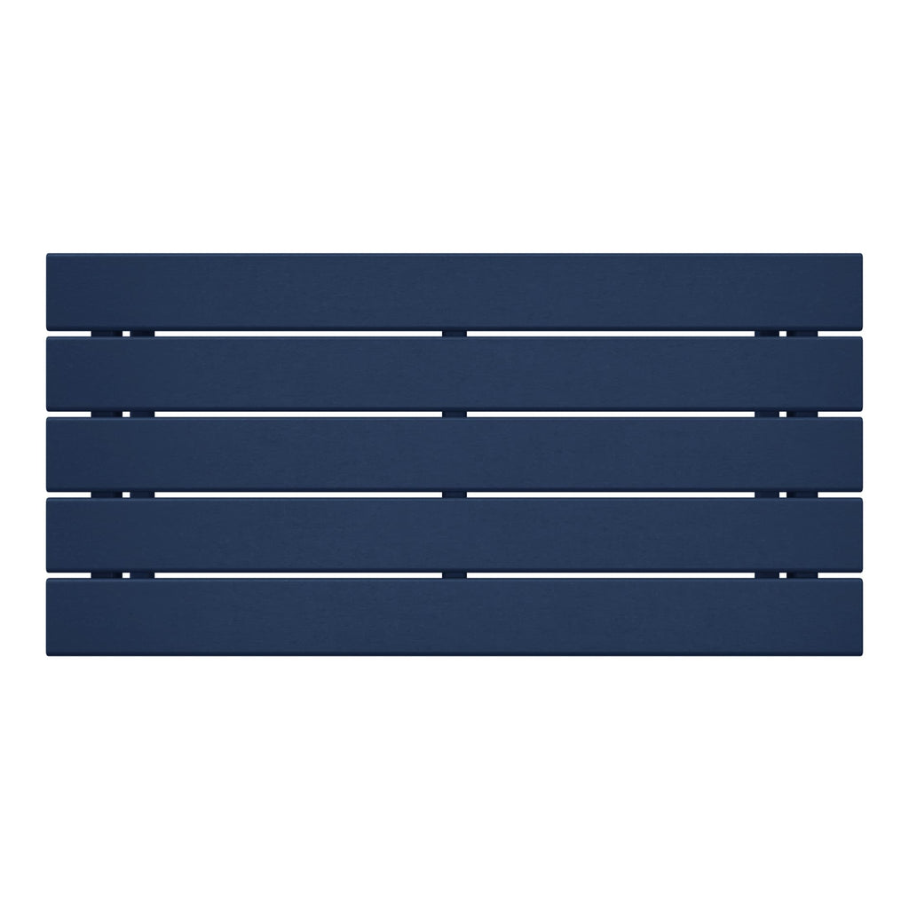 Table basse rectangulaire Polytrends Laguna en PEHD pour terrasse extérieure toutes saisons