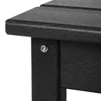 Table basse rectangulaire Polytrends Laguna en PEHD pour terrasse extérieure toutes saisons