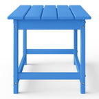 Table basse rectangulaire Polytrends Laguna en PEHD pour terrasse extérieure toutes saisons