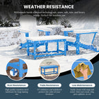 Table basse rectangulaire Polytrends Laguna en PEHD pour terrasse extérieure toutes saisons