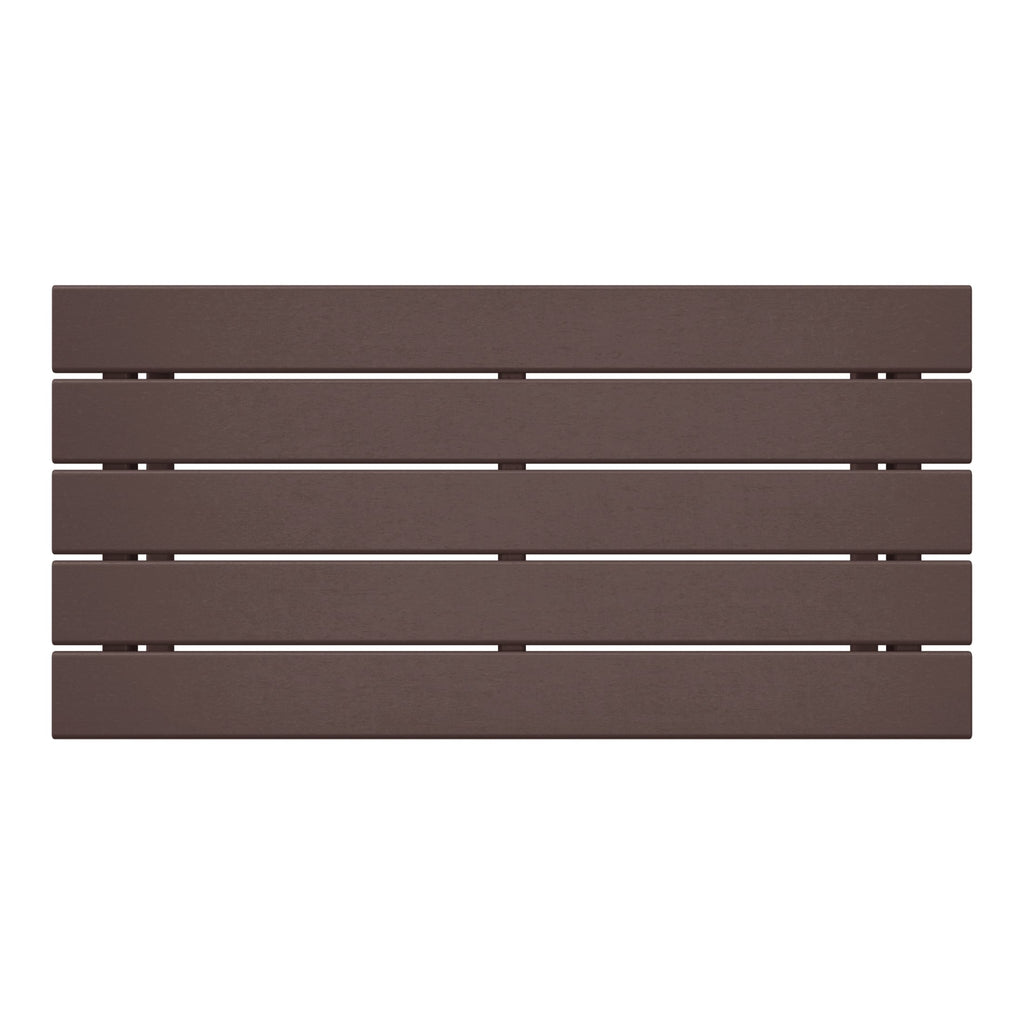 Table basse rectangulaire Polytrends Laguna en PEHD pour terrasse extérieure toutes saisons