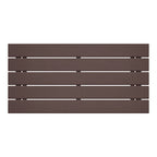 Table basse rectangulaire Polytrends Laguna en PEHD pour terrasse extérieure toutes saisons