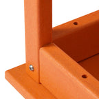 Table basse rectangulaire Polytrends Laguna en PEHD pour terrasse extérieure toutes saisons