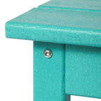 Table basse rectangulaire Polytrends Laguna en PEHD pour terrasse extérieure toutes saisons