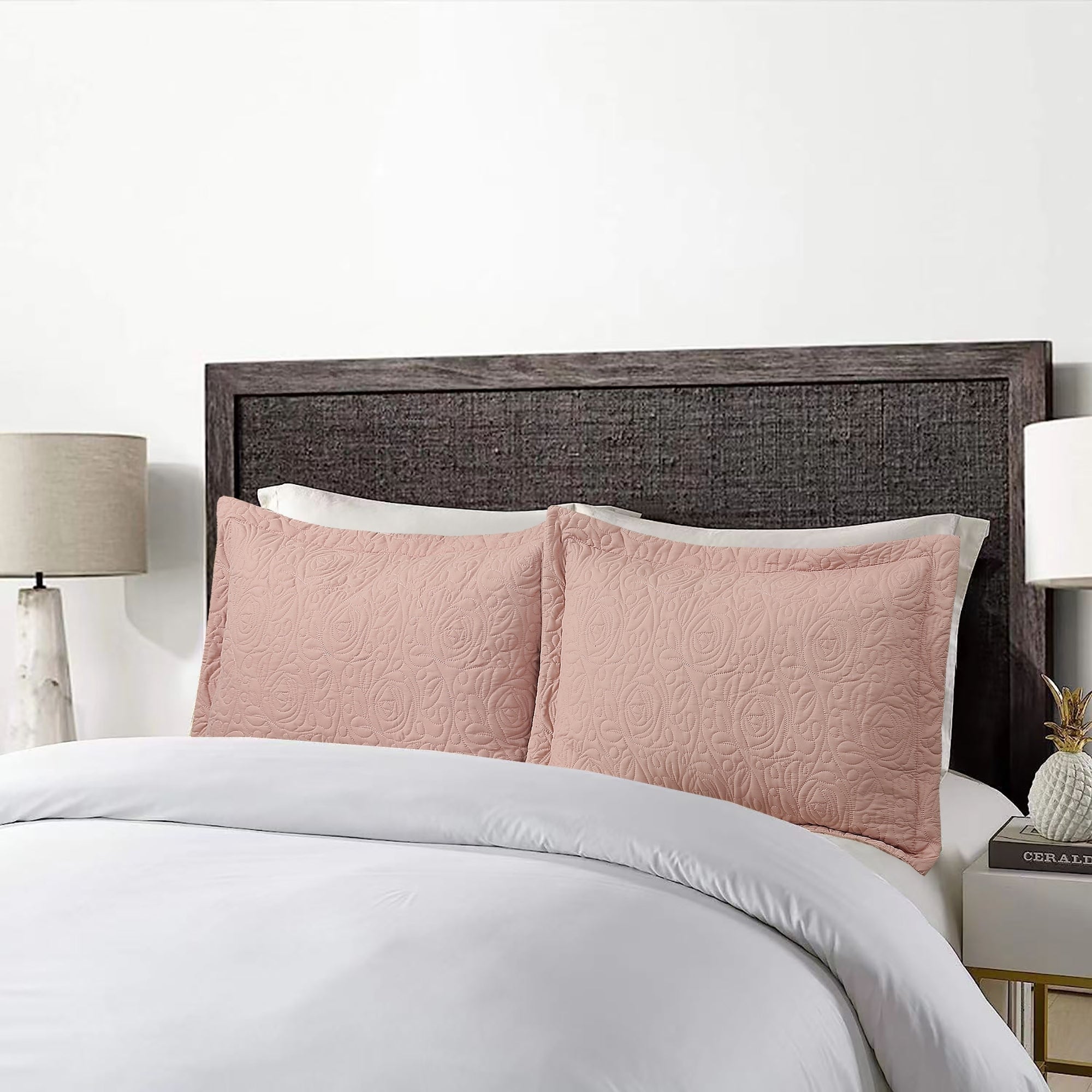 Housse de coussin brodée Porch &amp; Den Manor (lot de 2)