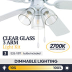 Ventilateur de plafond d'intérieur traditionnel de style ferme Prominence Home Renton