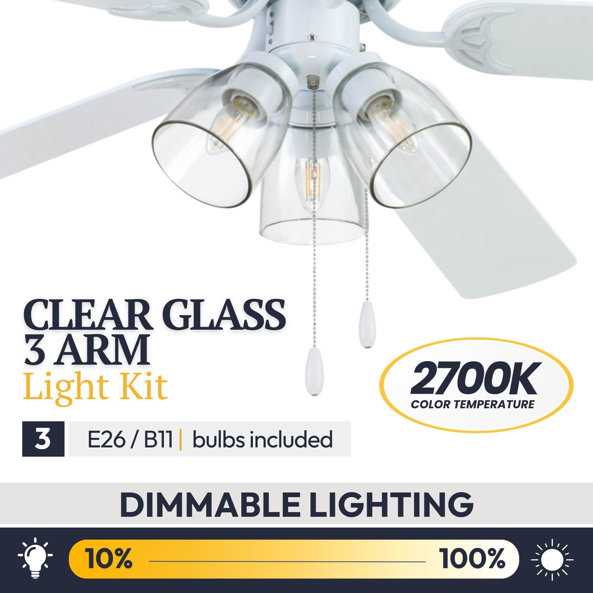 Ventilateur de plafond d'intérieur traditionnel de style ferme Prominence Home Renton