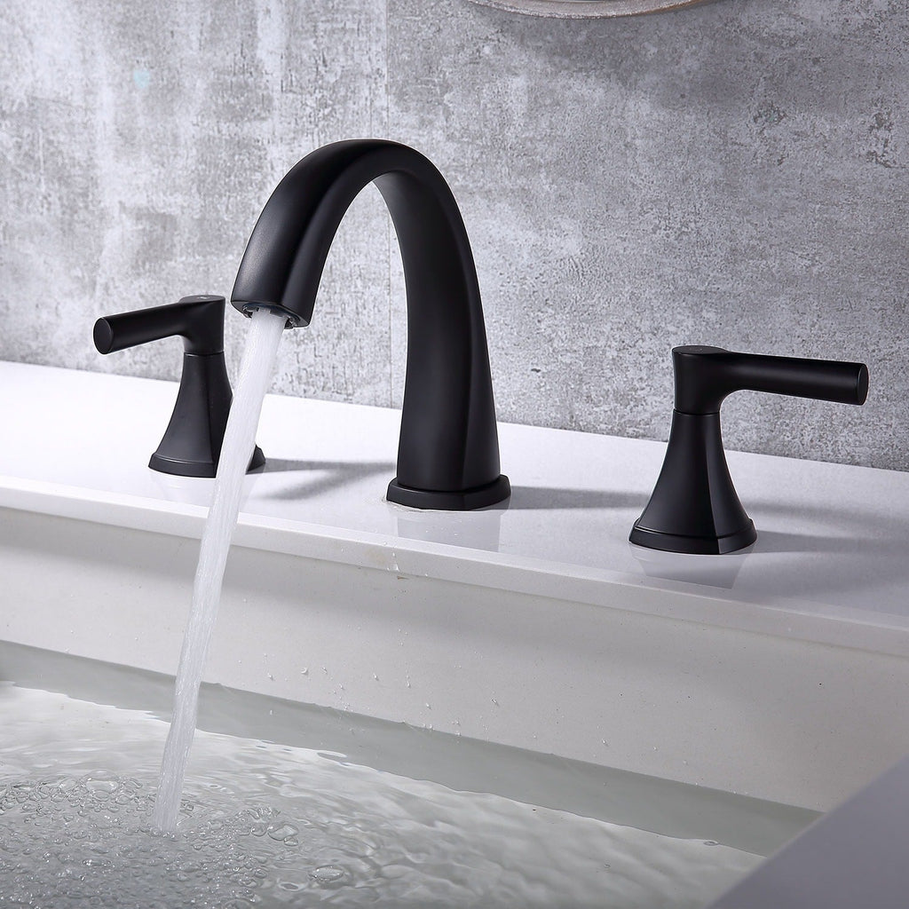 Robinet de lavabo de salle de bain à large diffusion Proox 8 SpotShield avec ensemble de vidange