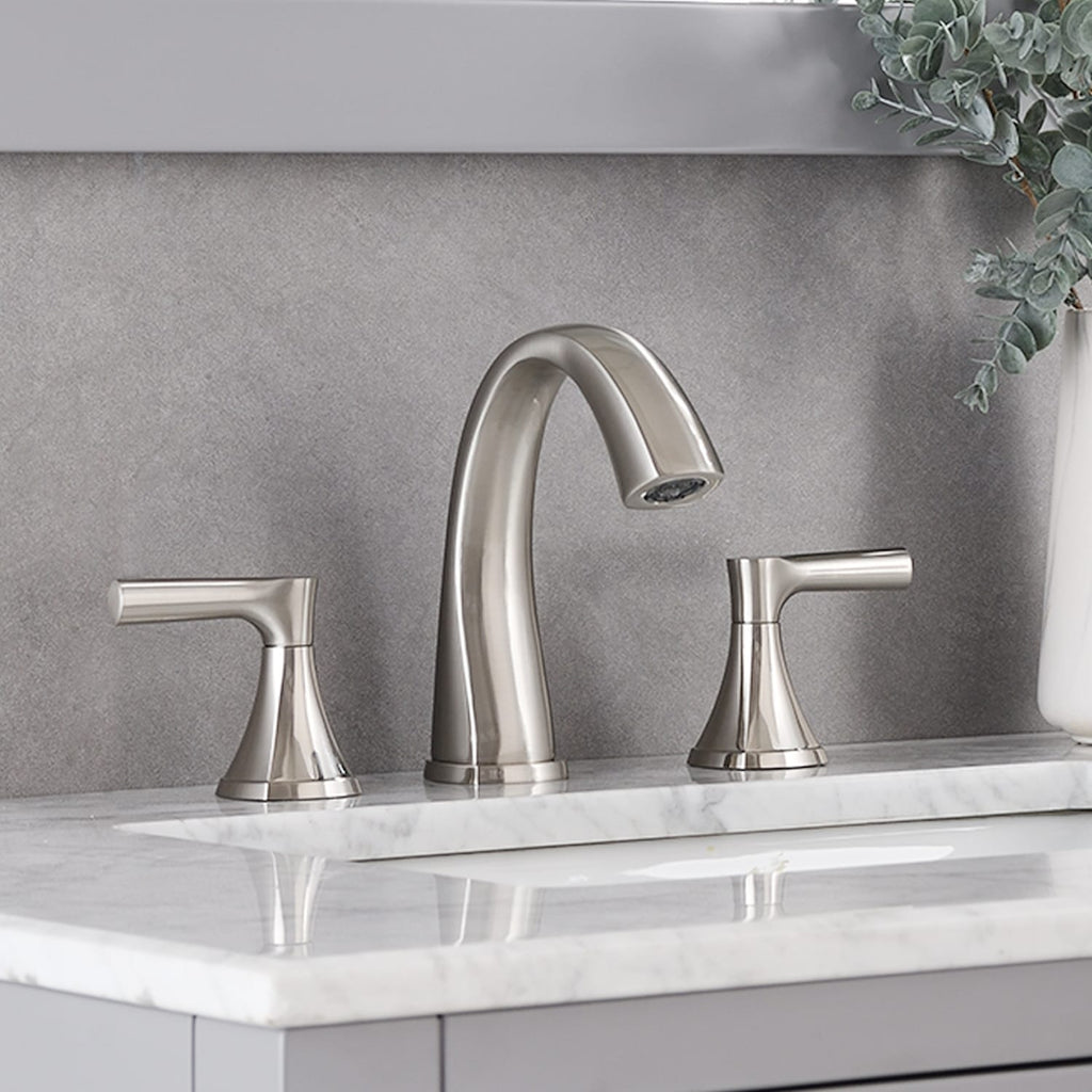 Robinet de lavabo de salle de bain à large diffusion Proox 8 SpotShield avec ensemble de vidange