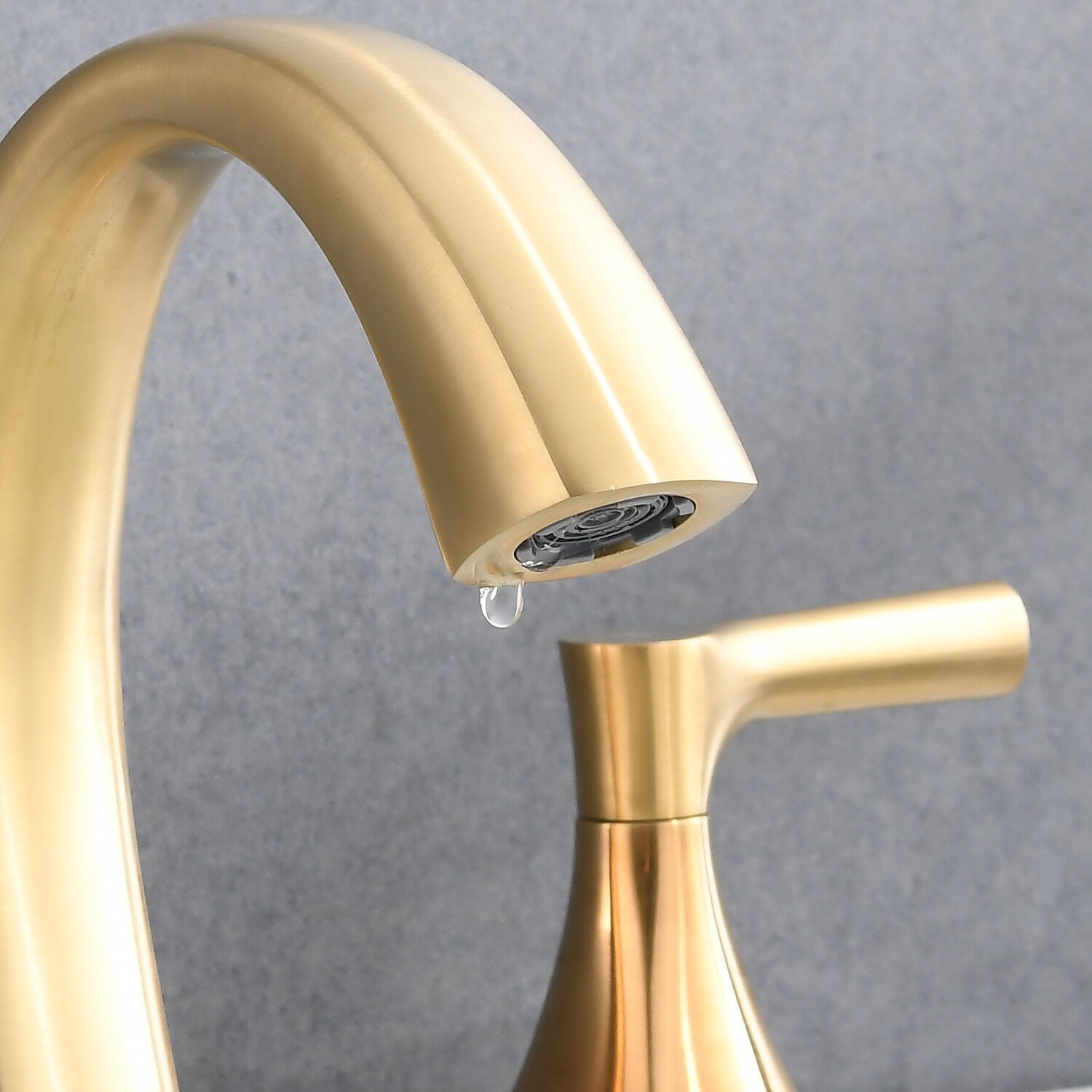 Robinet de lavabo de salle de bain à large diffusion Proox 8 SpotShield avec ensemble de vidange