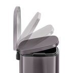 Poubelle rectangulaire à pédale Qualiazero 50 L / 13,2 gallons