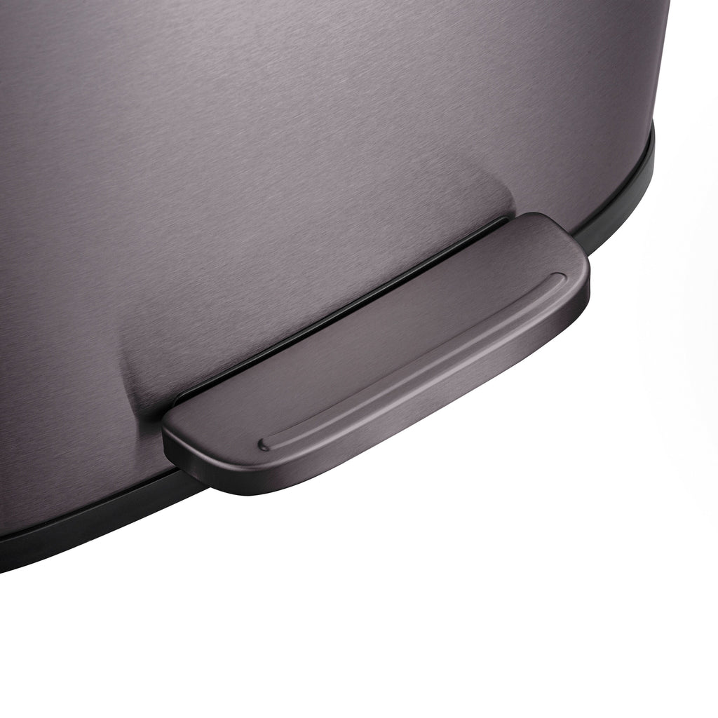 Poubelle rectangulaire à pédale Qualiazero 50 L / 13,2 gallons