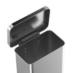 Poubelle rectangulaire à pédale Qualiazero 75 L / 20 gallons