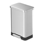 Poubelle rectangulaire à pédale Qualiazero 75 L / 20 gallons