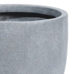 Jardinière ronde conique en MgO, pour l'intérieur et l'extérieur