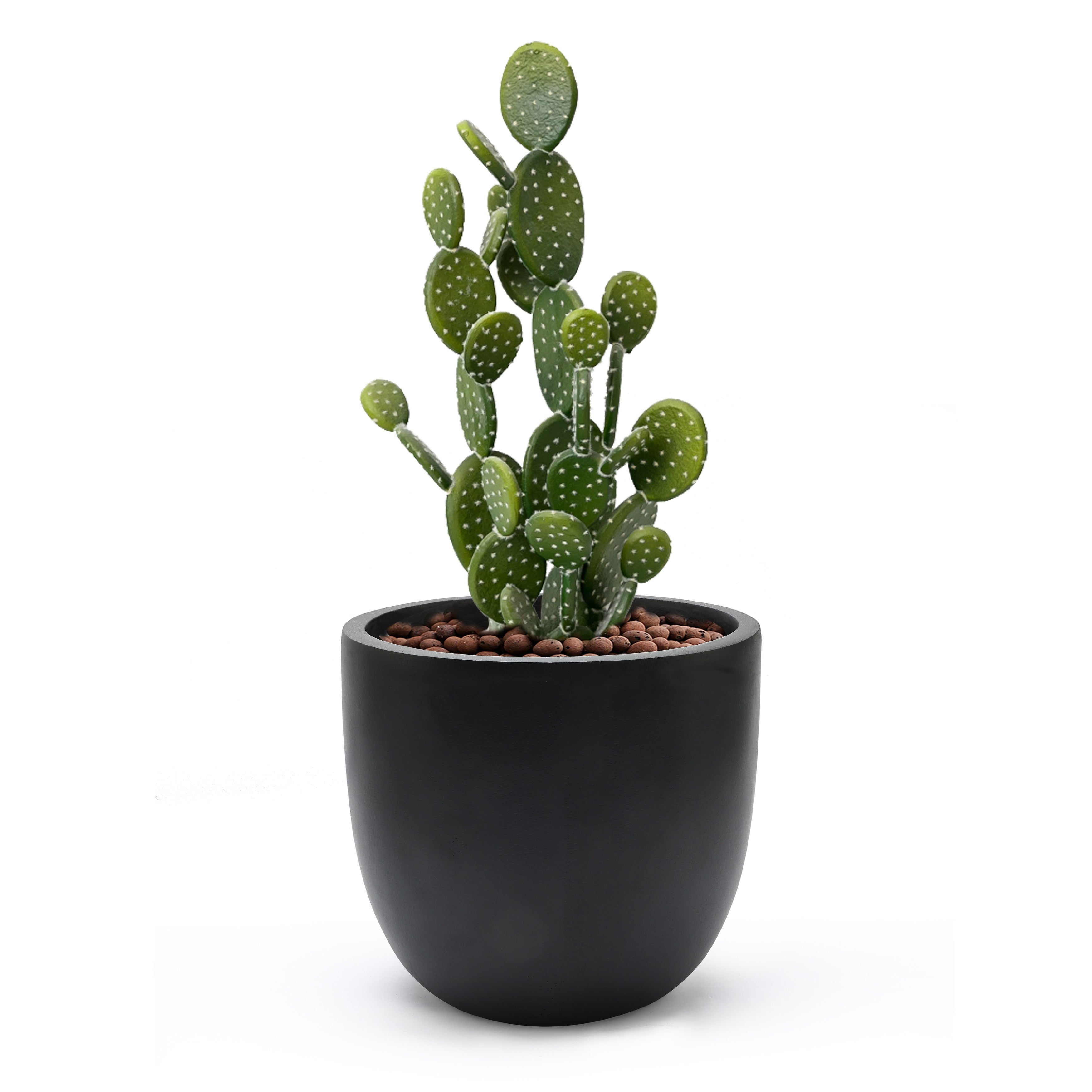 Jardinière ronde conique en MgO, pour l'intérieur et l'extérieur