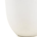 Jardinière ronde conique en MgO, pour l'intérieur et l'extérieur