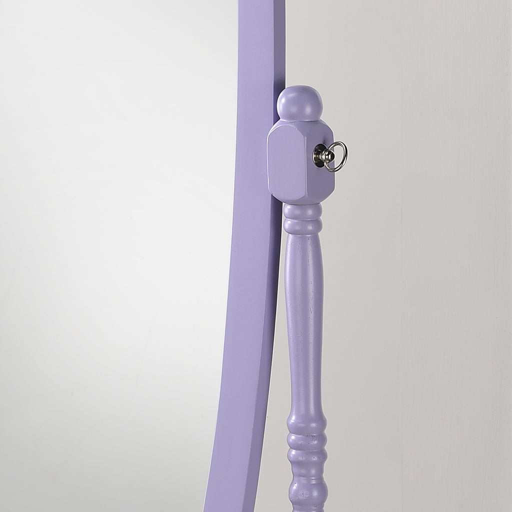 Miroir cheval traditionnel en bois de style Copper Grove Monks Hood de Roundhill Furniture