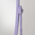 Miroir cheval traditionnel en bois de style Copper Grove Monks Hood de Roundhill Furniture