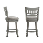 Tabouret de bar pivotant 24h à dossier en treillis Rovinj