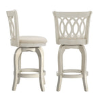 Tabouret de bar pivotant à dossier à volutes Rovinj