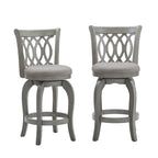 Tabouret de bar pivotant à dossier à volutes Rovinj