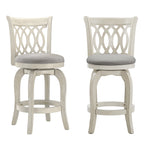 Tabouret de bar pivotant à dossier à volutes Rovinj