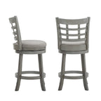 Tabouret de bar pivotant à dossier rembourré Rovinj