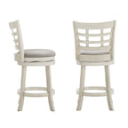 Tabouret de bar pivotant à dossier rembourré Rovinj