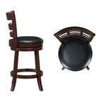 Tabouret de bar pivotant à dossier rembourré Rovinj