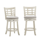 Tabouret de bar pivotant à dossier rembourré Rovinj