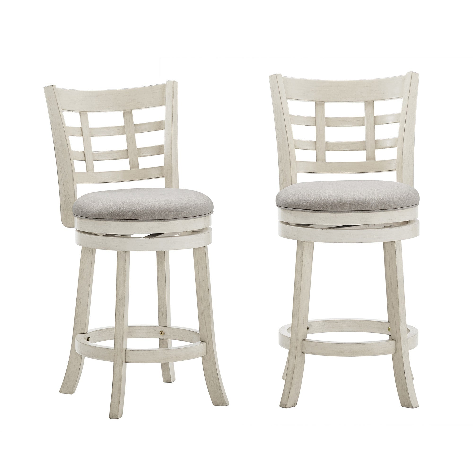 Tabouret de bar pivotant à dossier rembourré Rovinj