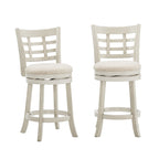 Tabouret de bar pivotant à dossier rembourré Rovinj