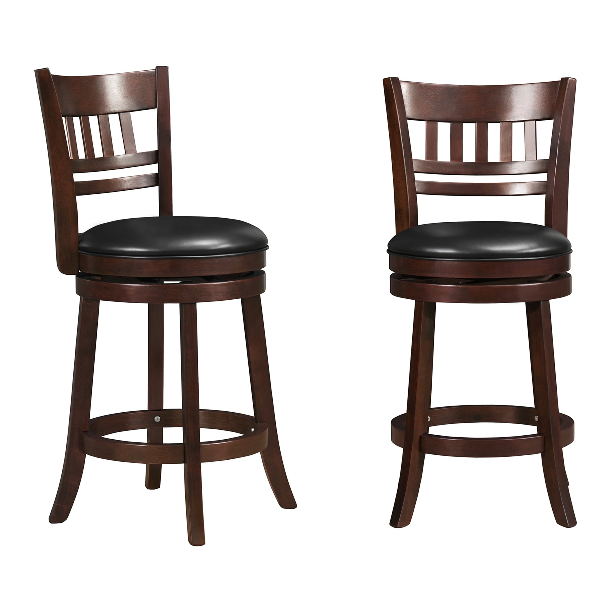 Tabouret de bar pivotant à dossier rembourré Rovinj