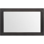 Miroir mural rustique encadré en bois, miroir de salle de bain en bois naturel