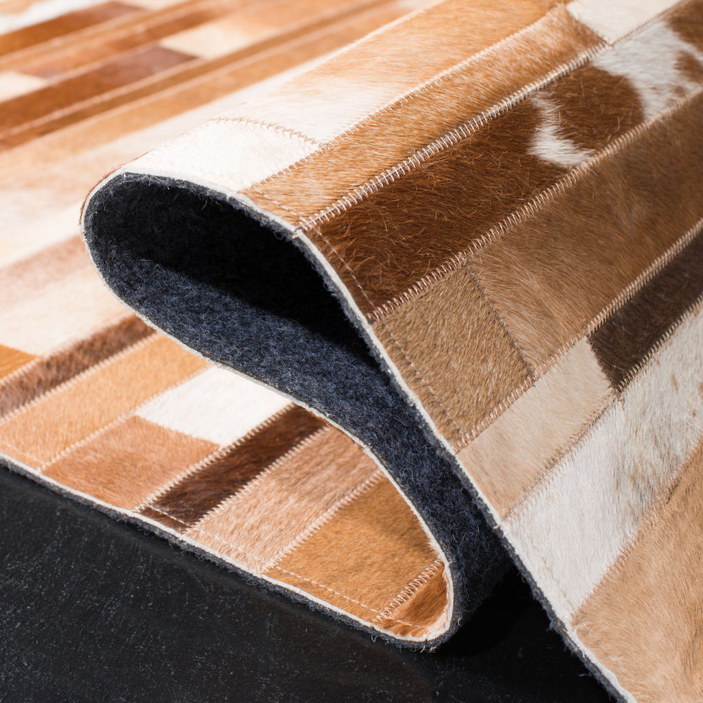 Tapis en cuir moderne Tennille fait main SAFAVIEH