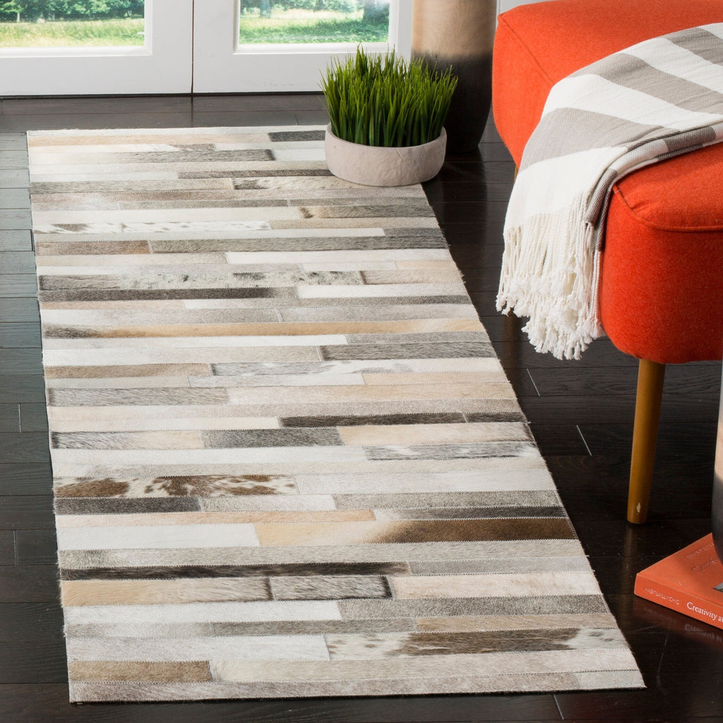 Tapis en cuir moderne Tennille fait main SAFAVIEH