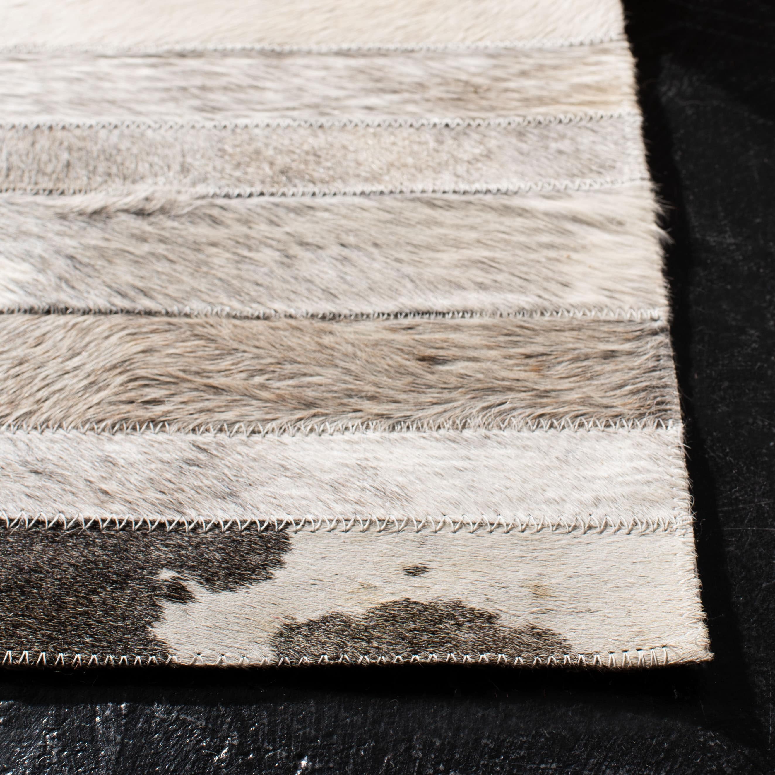 Tapis en cuir moderne Tennille fait main SAFAVIEH