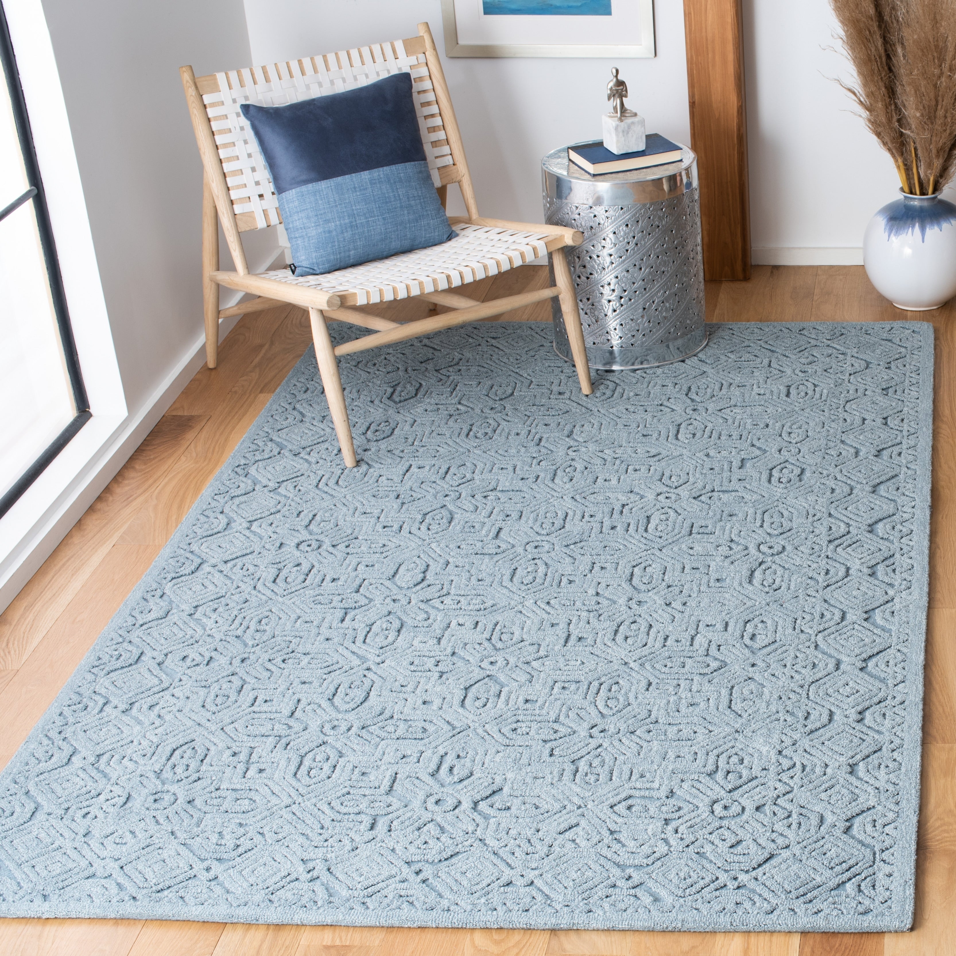 Tapis texturé en laine Tarsha fait main SAFAVIEH