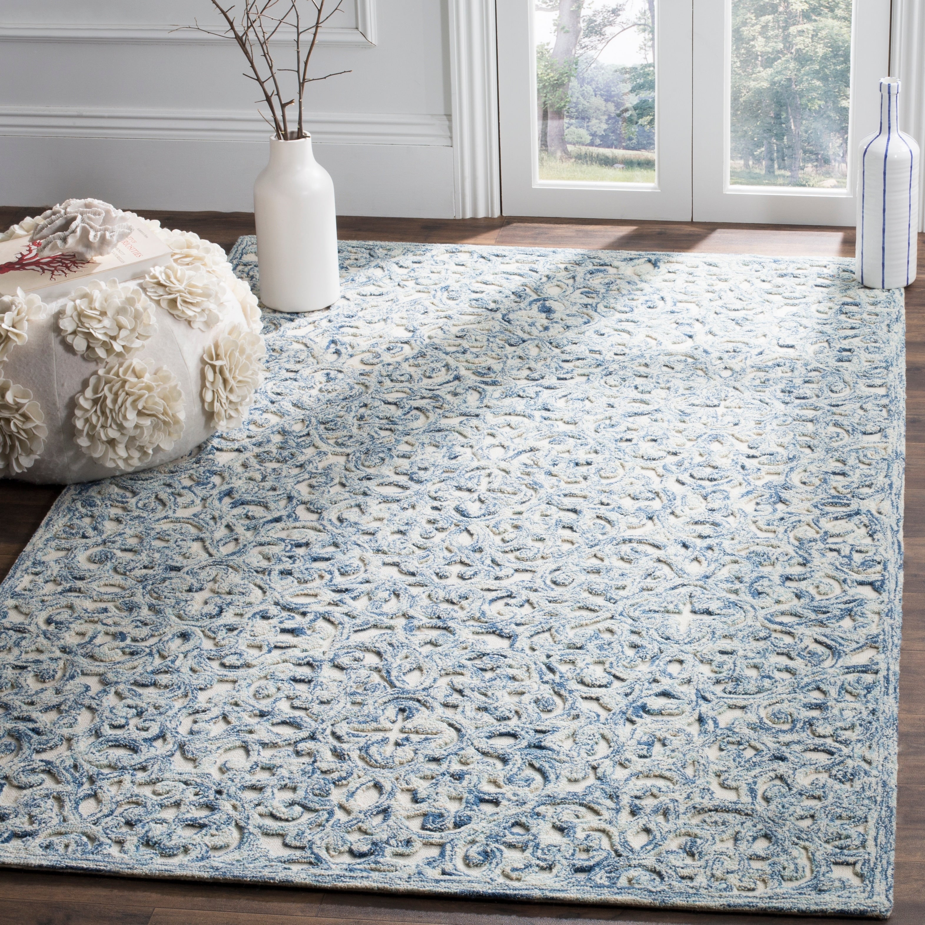 Tapis en laine moderne fait main SAFAVIEH Trace Racheal