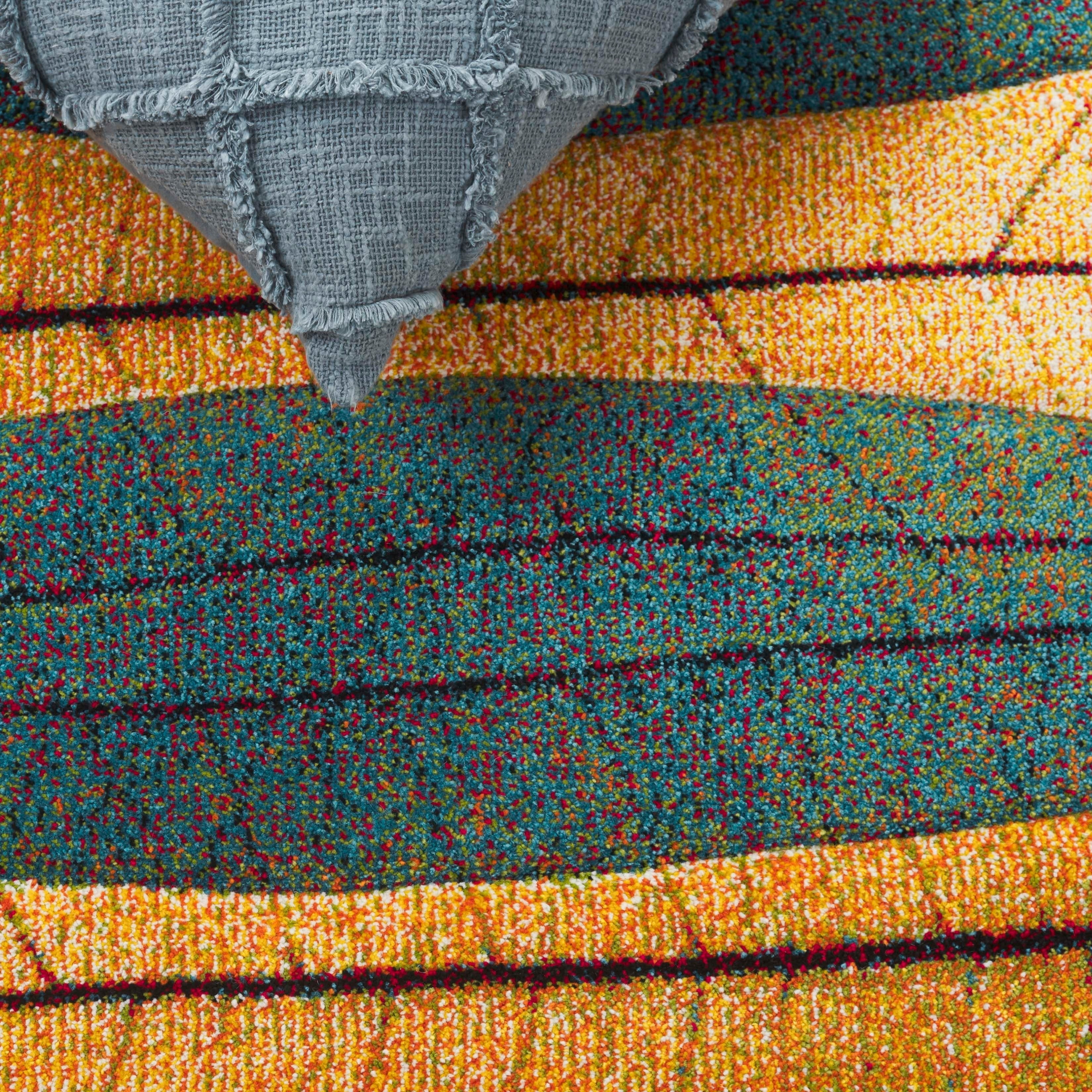 Tapis abstrait moderne du milieu du siècle SAFAVIEH Hollywood Josefine