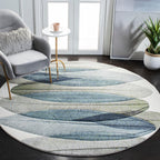Tapis abstrait moderne du milieu du siècle SAFAVIEH Hollywood Josefine