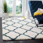 Tapis SAFAVIEH Hudson Shag Athena Trellis de 2 pouces d'épaisseur