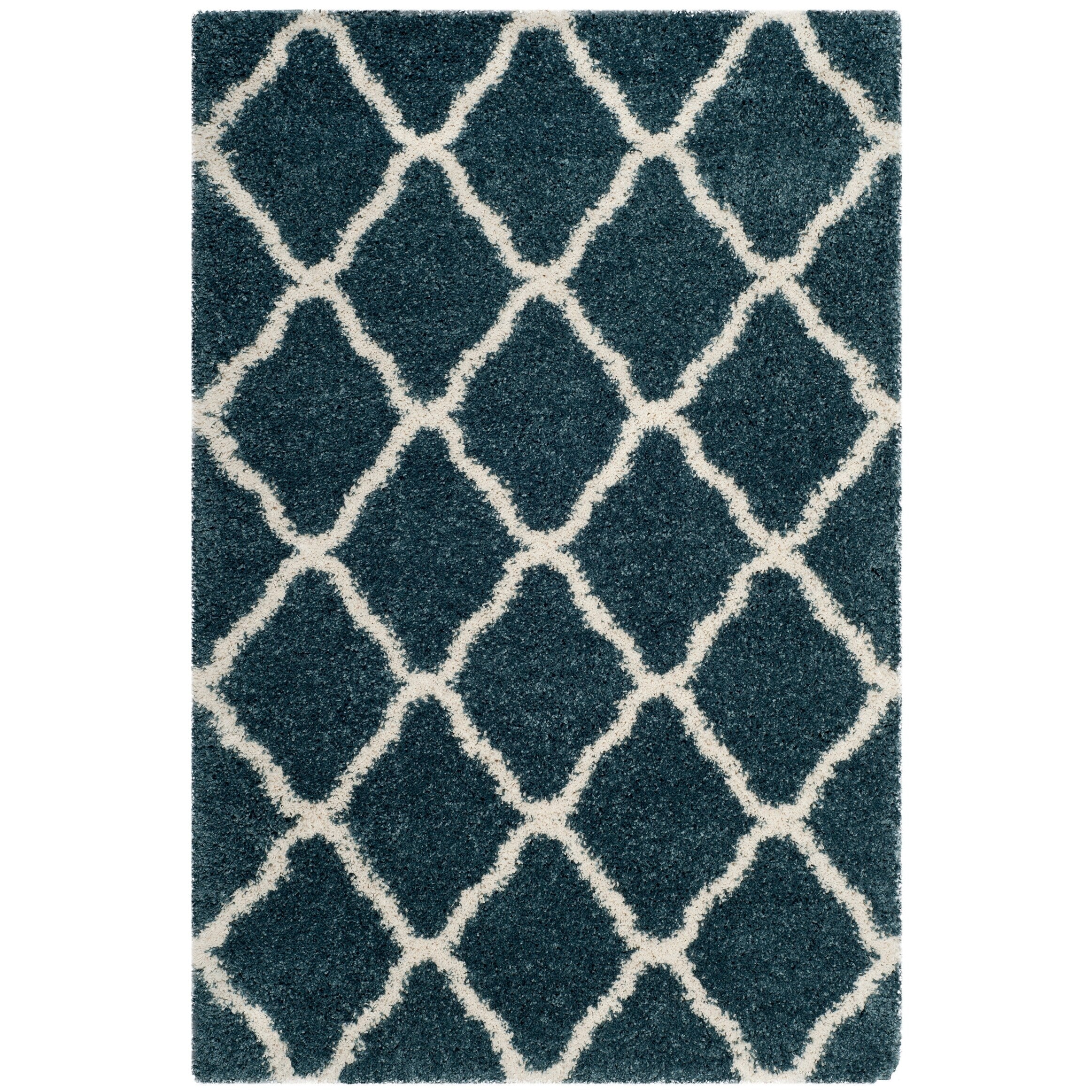 Tapis SAFAVIEH Hudson Shag Athena Trellis de 2 pouces d'épaisseur