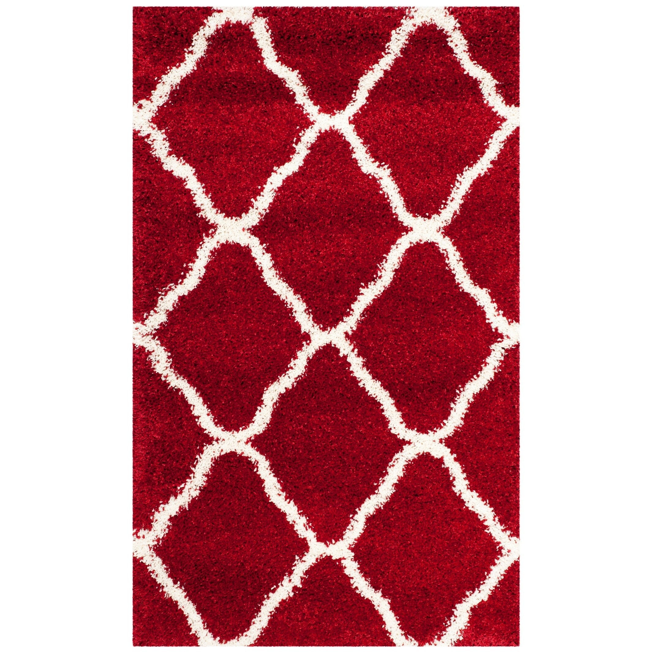 Tapis SAFAVIEH Hudson Shag Athena Trellis de 2 pouces d'épaisseur