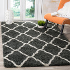 Tapis SAFAVIEH Hudson Shag Athena Trellis de 2 pouces d'épaisseur
