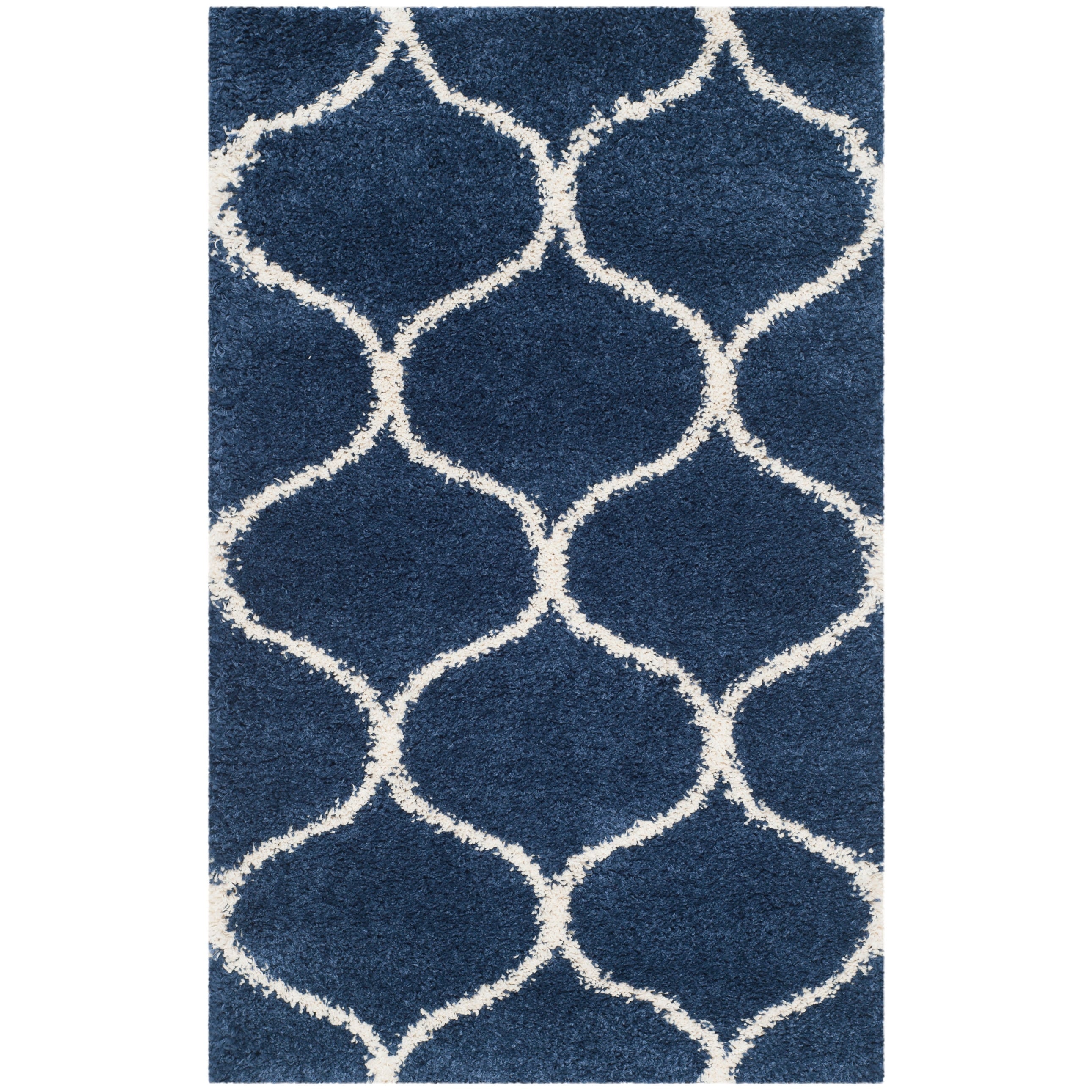 Tapis SAFAVIEH Hudson Shag Pushpa Trellis de 2 pouces d'épaisseur