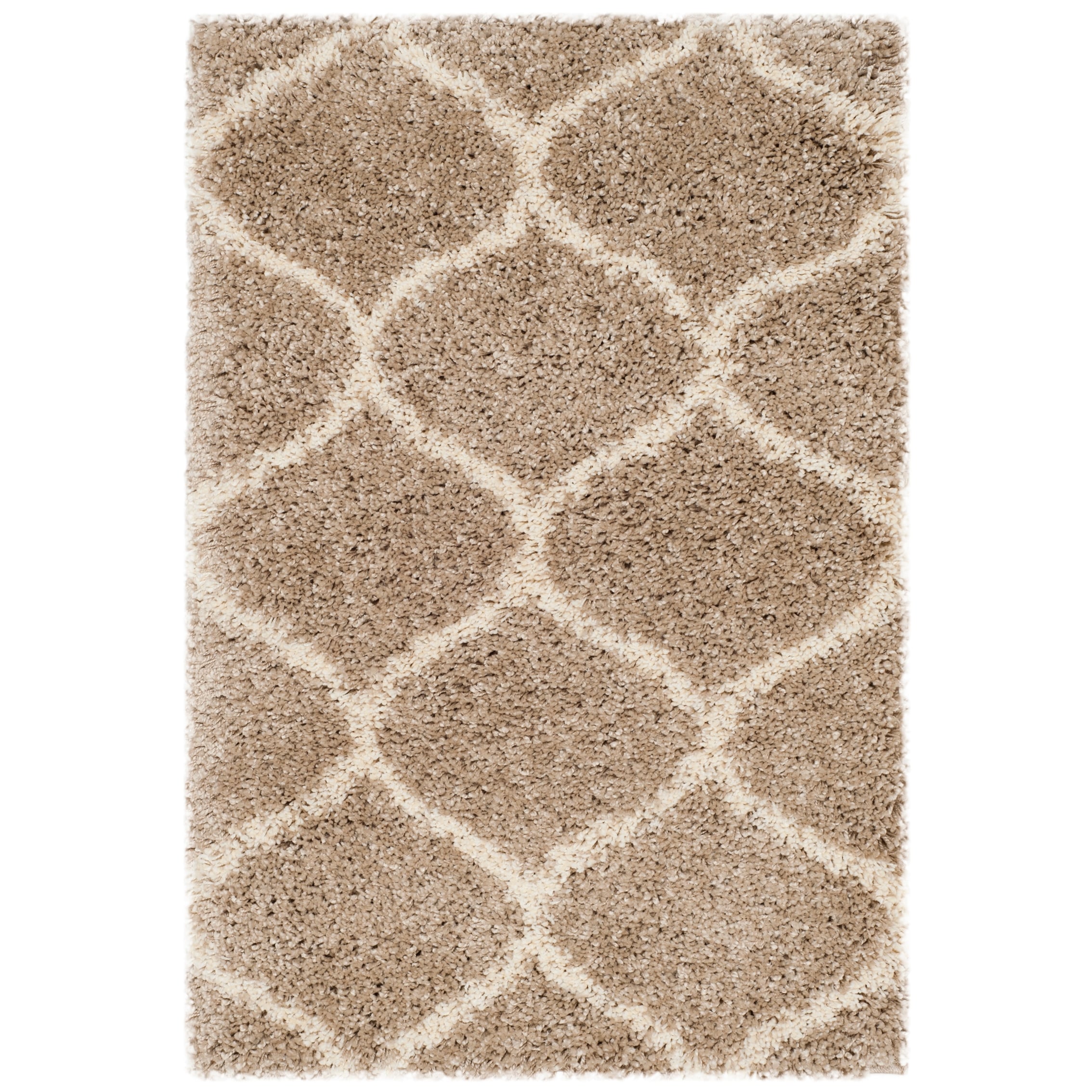 Tapis SAFAVIEH Hudson Shag Pushpa Trellis de 2 pouces d'épaisseur