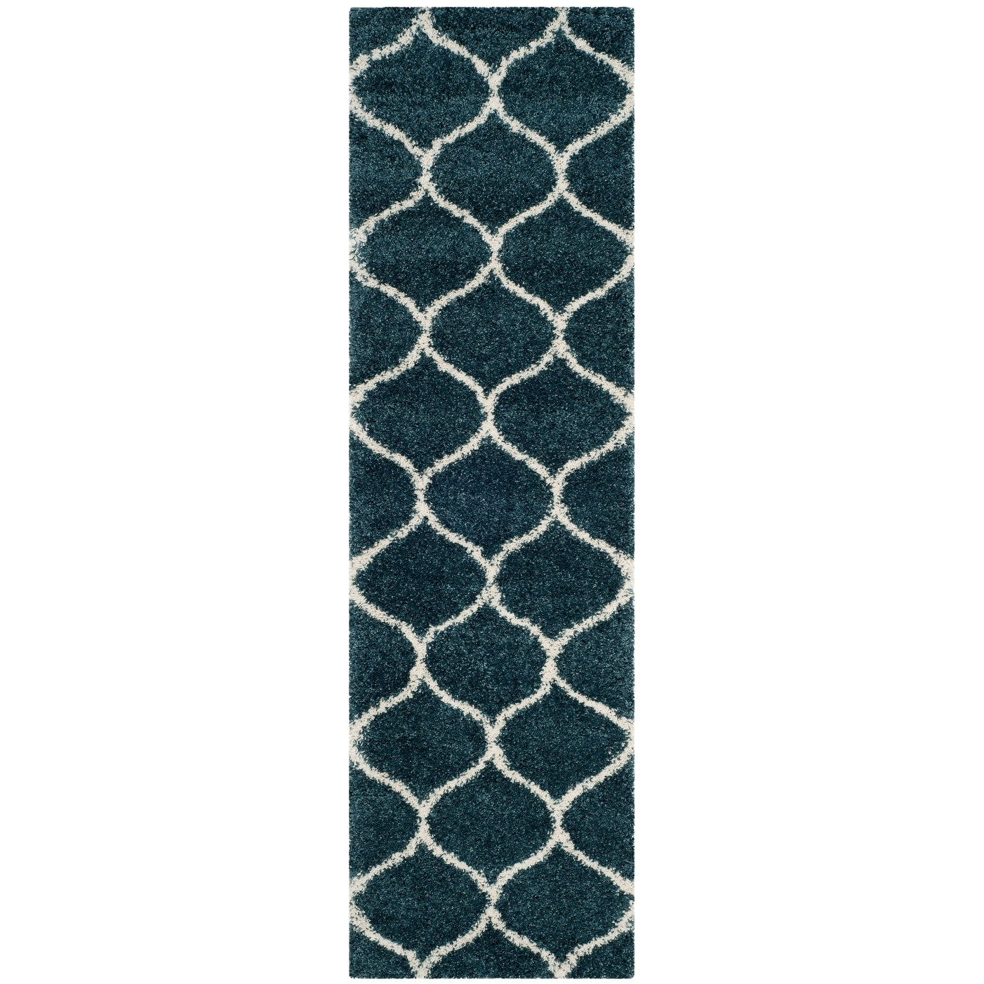 Tapis SAFAVIEH Hudson Shag Pushpa Trellis de 2 pouces d'épaisseur