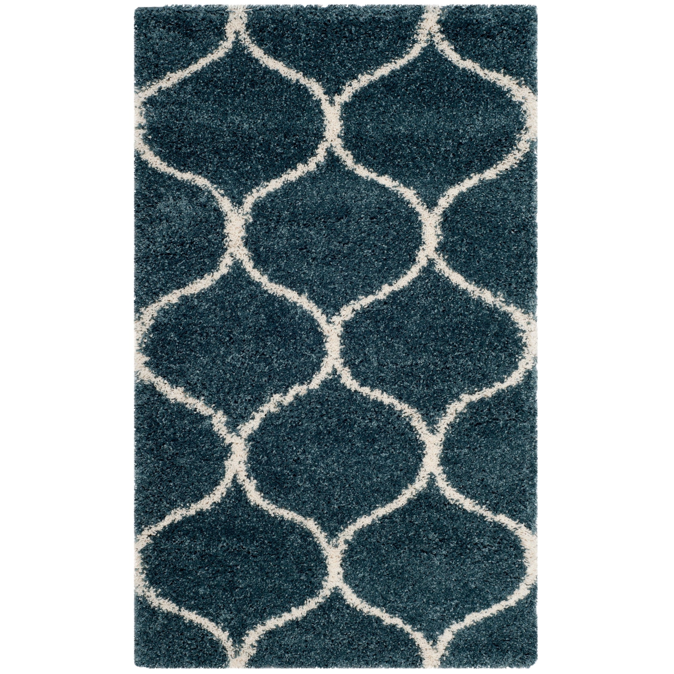 Tapis SAFAVIEH Hudson Shag Pushpa Trellis de 2 pouces d'épaisseur